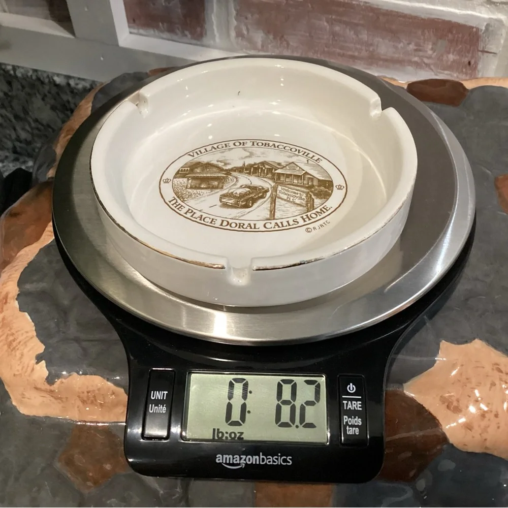 Vintage - Ceramic Crafted Ashtray - Village of Tobaccoville - Doral Home Base